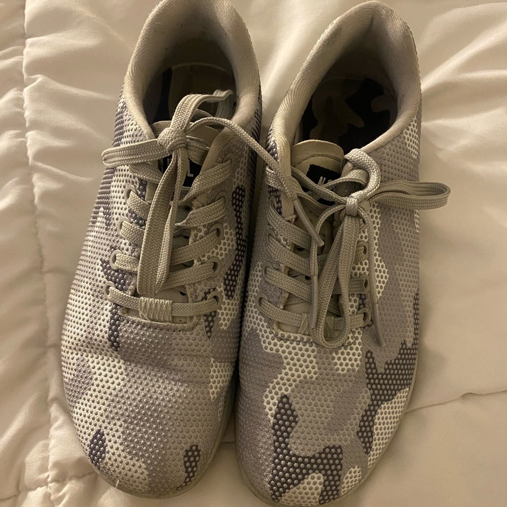 NOBULL Womens Sneakers in Gray Camouflage